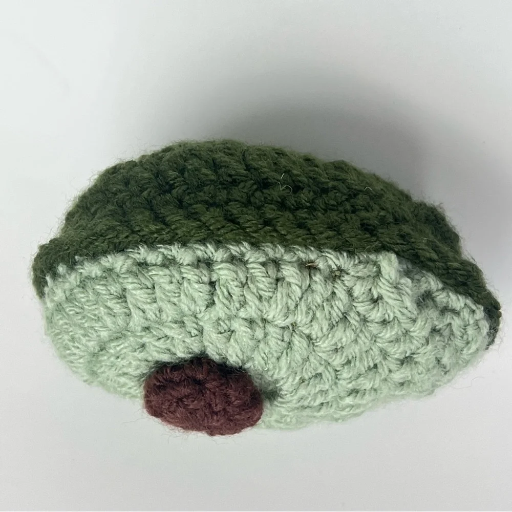 Cat Toy Handmade Crochet Avocado Catnip Toy